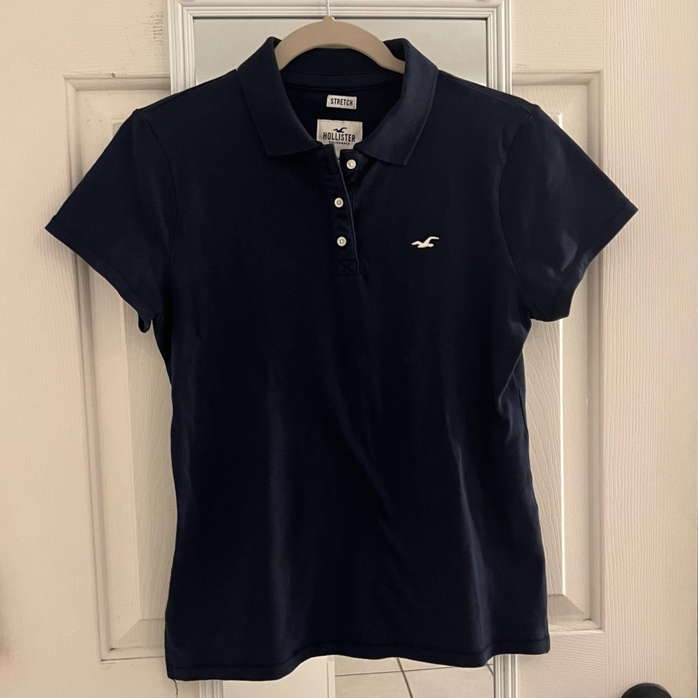 Hollister Navy Blue Polo